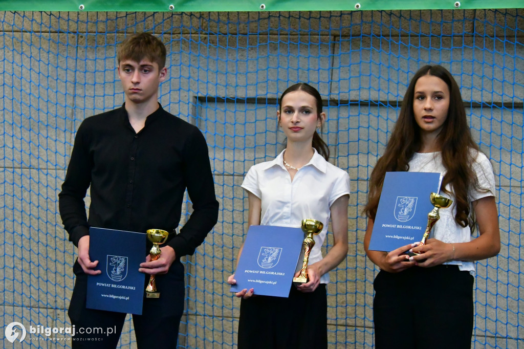 Powiat biłgorajski nagrodził młodych sportowców