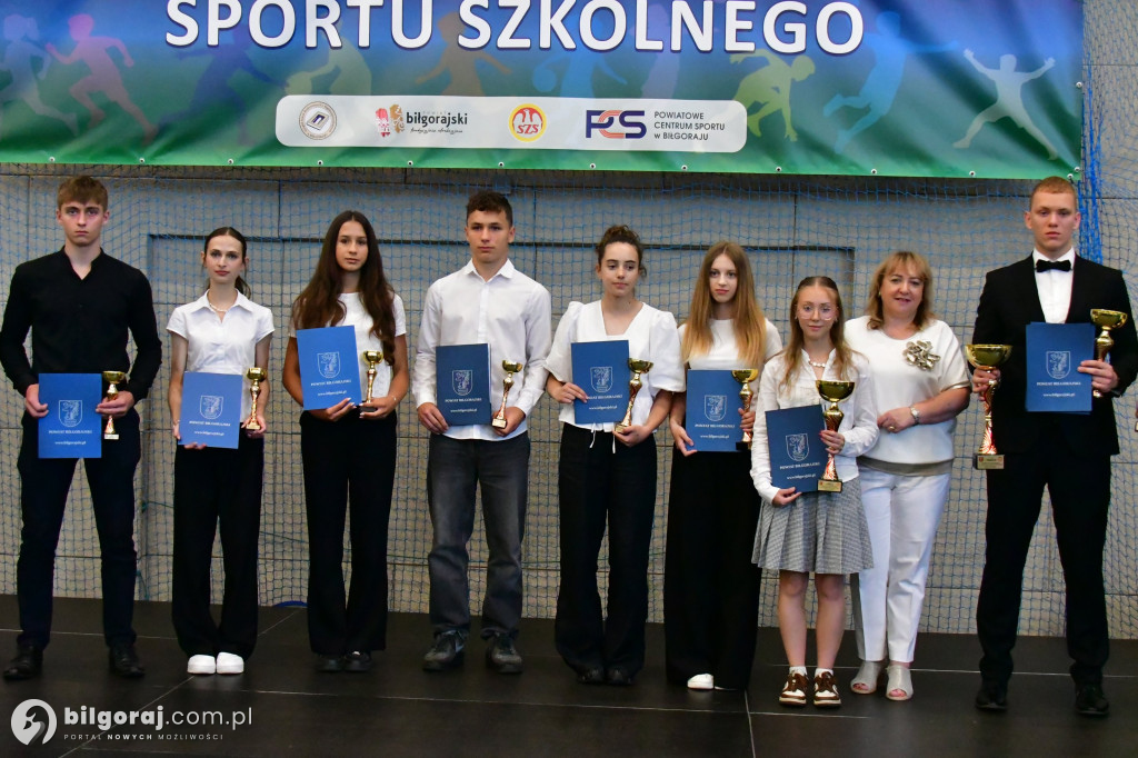 Powiat biłgorajski nagrodził młodych sportowców