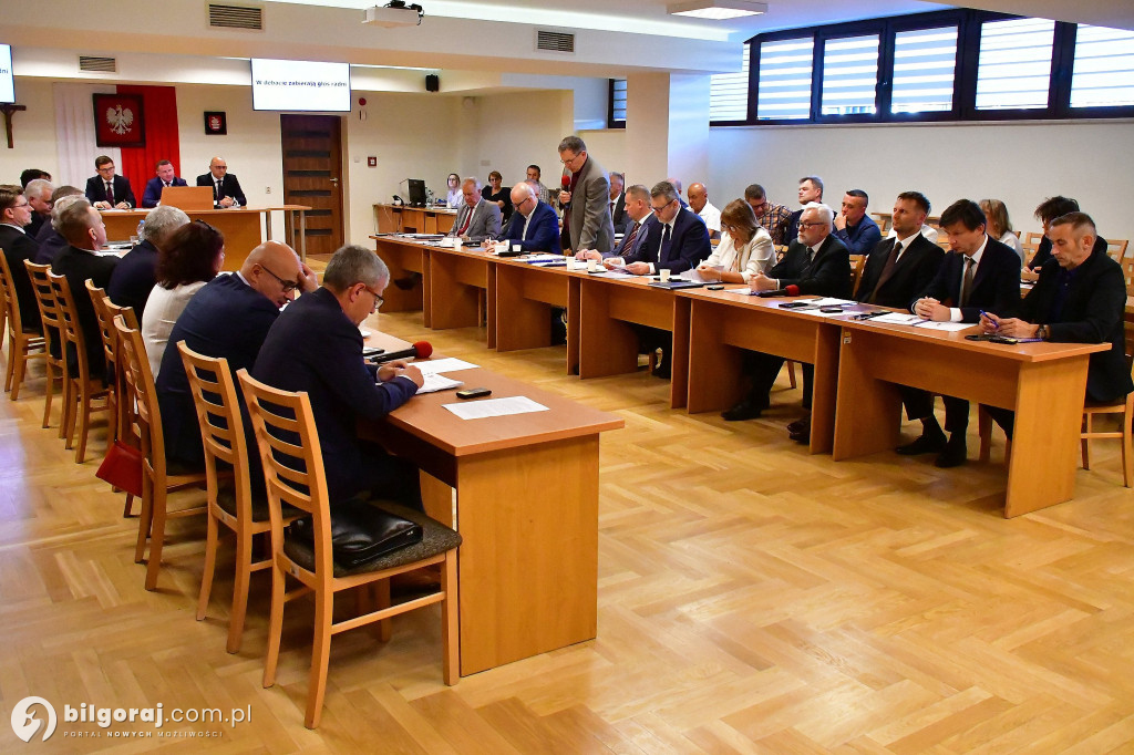 Absolutorium dla burmistrza Biłgoraja jednogłośne
