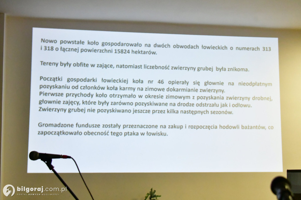 Jubileusz biłgorajskiego Koła Łowieckiego 