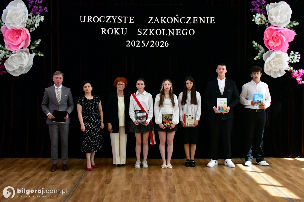Zakończenie roku szkolnego w ZSZiO w Biłgoraju