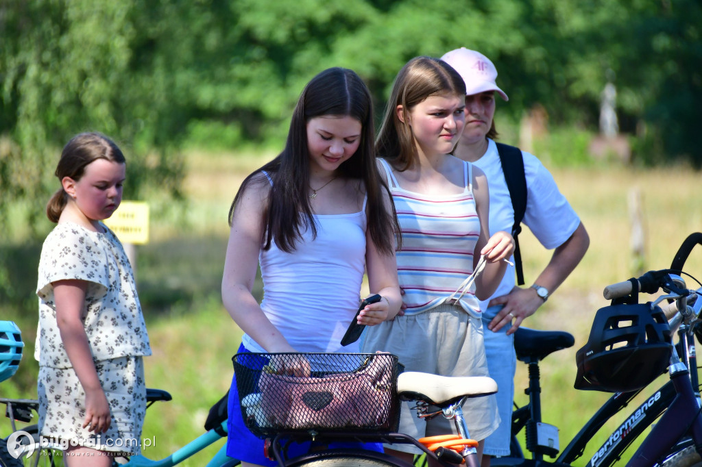 Rajd rowerowy puszczańskim szlakiem w Brodziakach