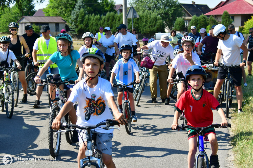 Rajd rowerowy puszczańskim szlakiem w Brodziakach
