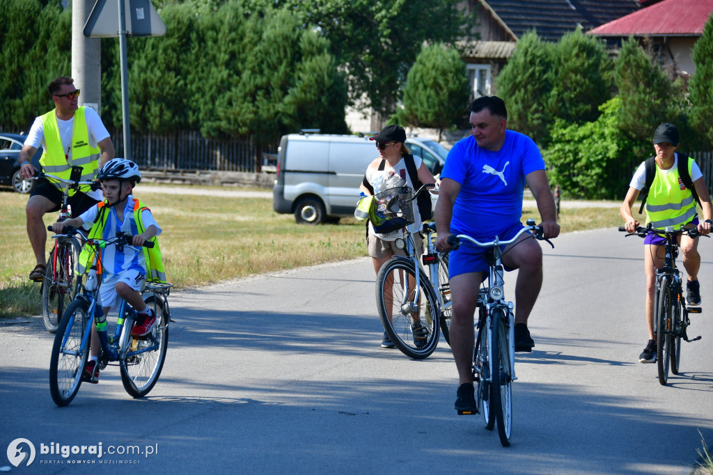 Rajd rowerowy puszczańskim szlakiem w Brodziakach