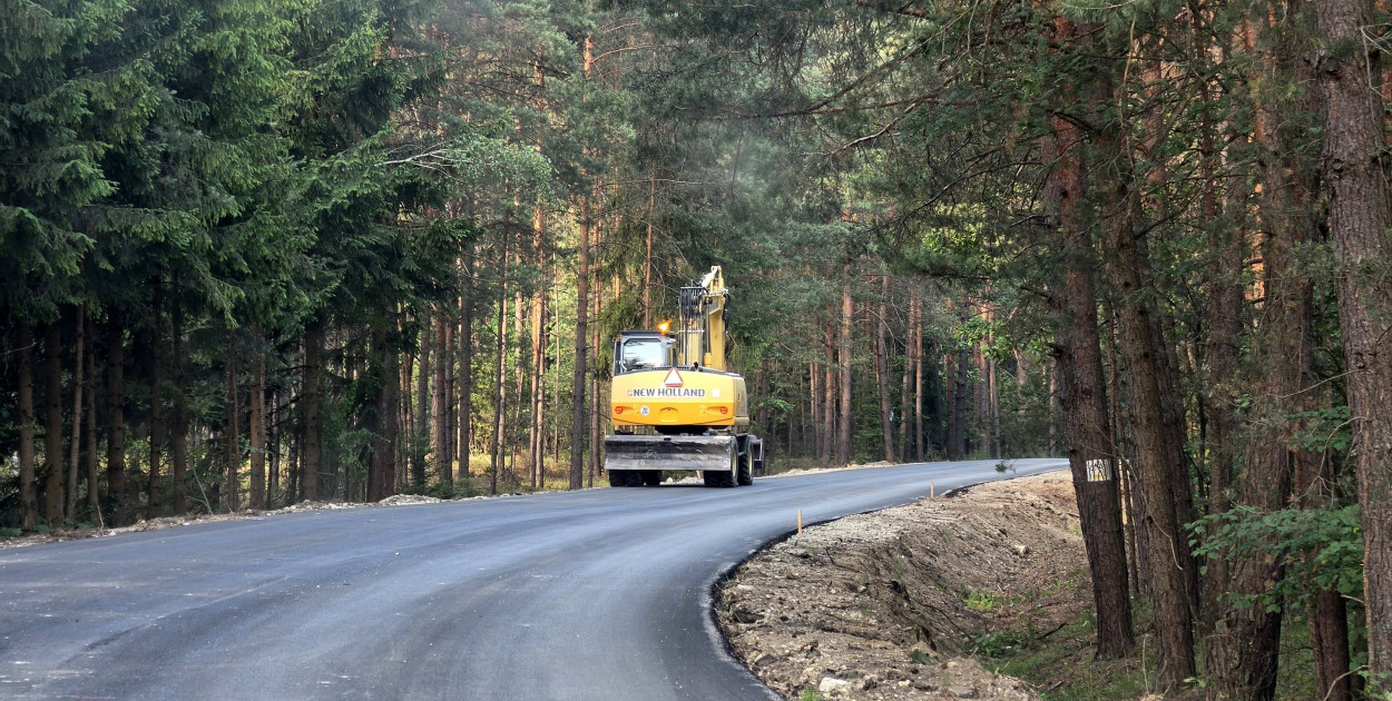 Tak wygląda postęp prac na drodze powiatowej