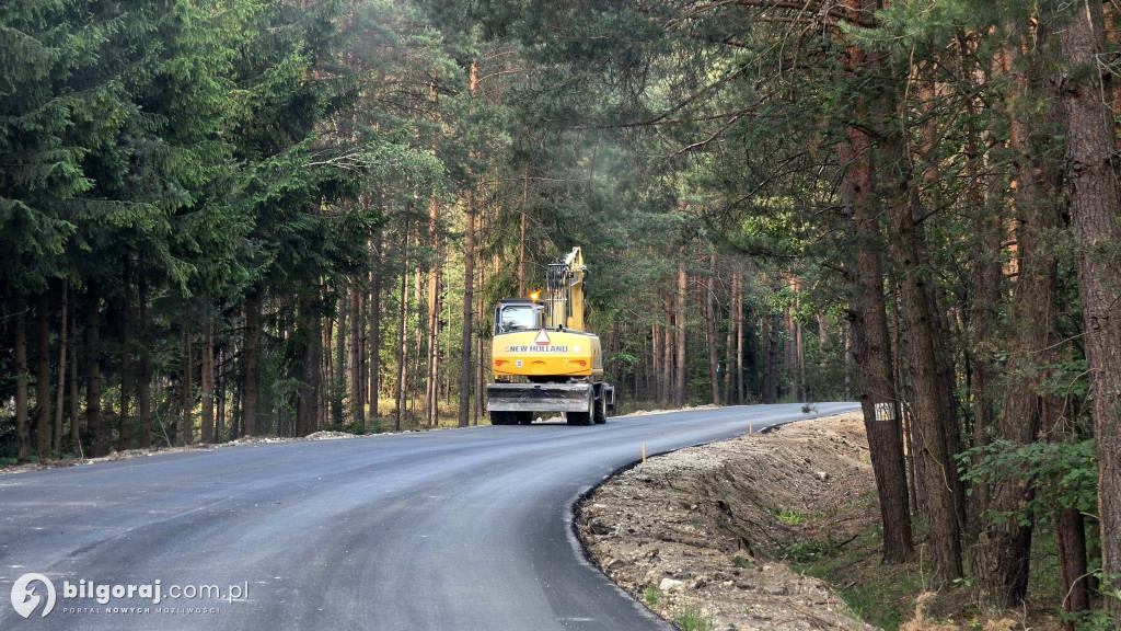 Tak wygląda postęp prac na drodze powiatowej