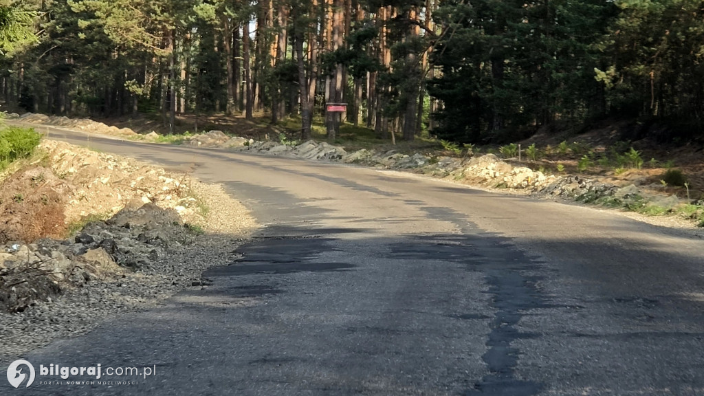 Tak wygląda postęp prac na drodze powiatowej