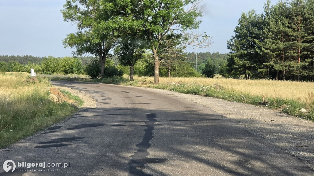 Tak wygląda postęp prac na drodze powiatowej