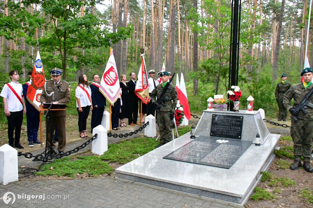 Rocznica mordu partyzantów na Rapach k/Biłgoraja