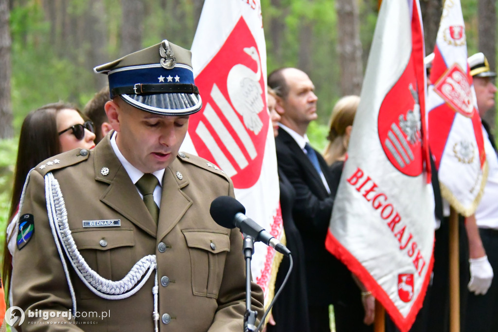 Rocznica mordu partyzantów na Rapach k/Biłgoraja