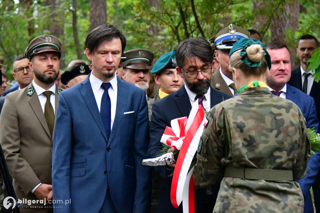 Rocznica mordu partyzantów na Rapach k/Biłgoraja