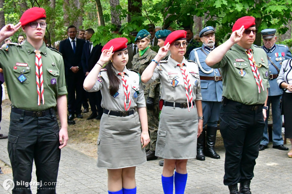 Rocznica mordu partyzantów na Rapach k/Biłgoraja