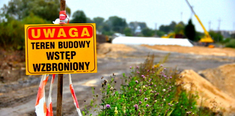 Obwodnica północna Biłgoraja - zdjęcia z placu budowy