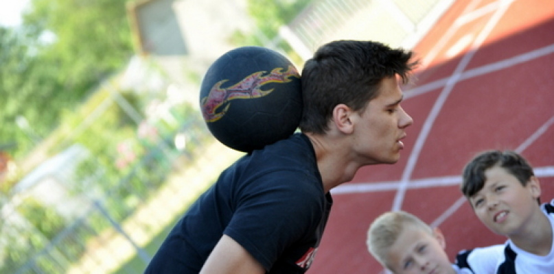 Pokaz Freestyle Football na biłgorajskim OSiR-ze (FOTO)