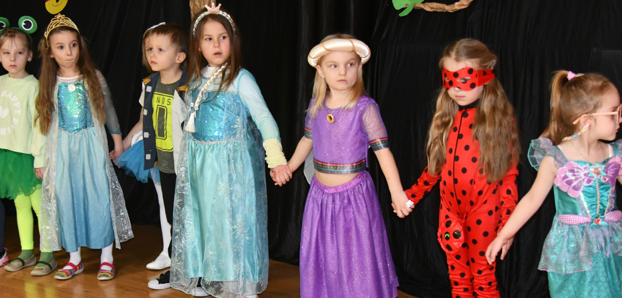 Karnawałowy bal przedszkolaków z Biłgoraja