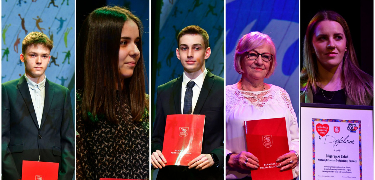 Władze Biłgoraja wyróżniły sportowców, działaczy kultury i społeczników