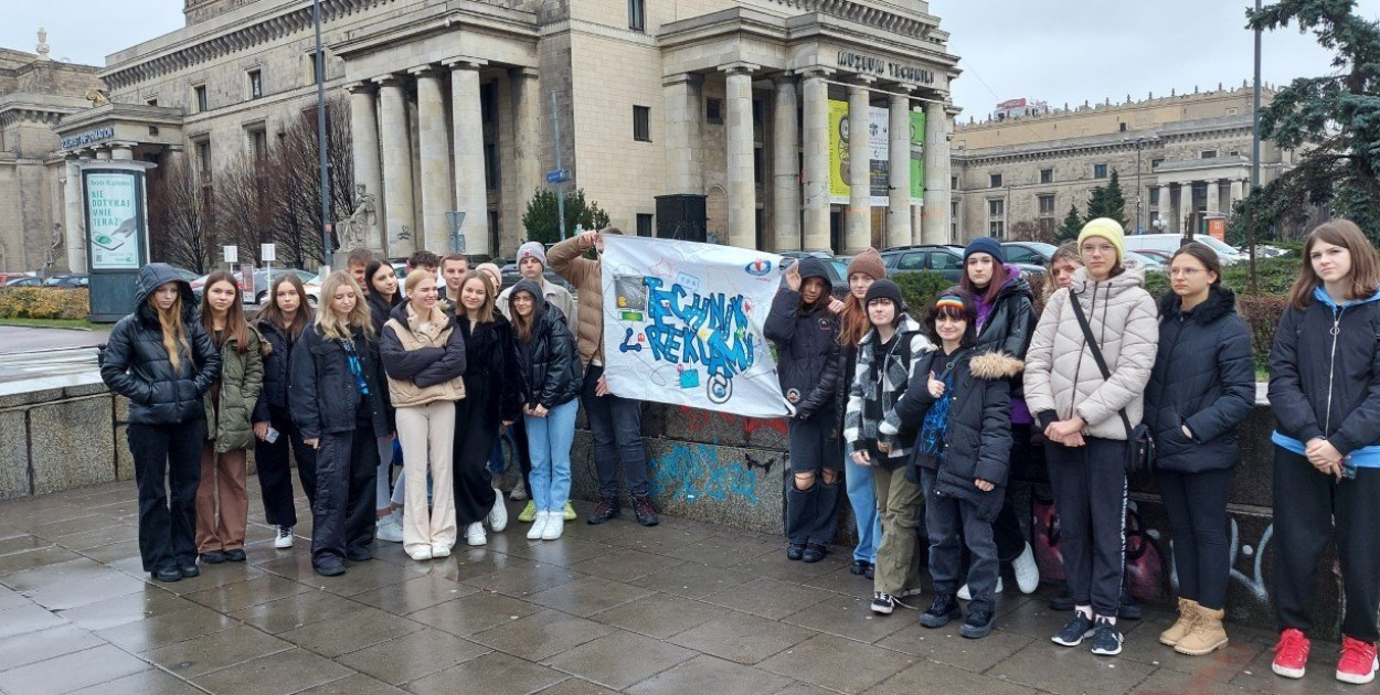 Uczniowie z Biłgoraja na targach reklamy