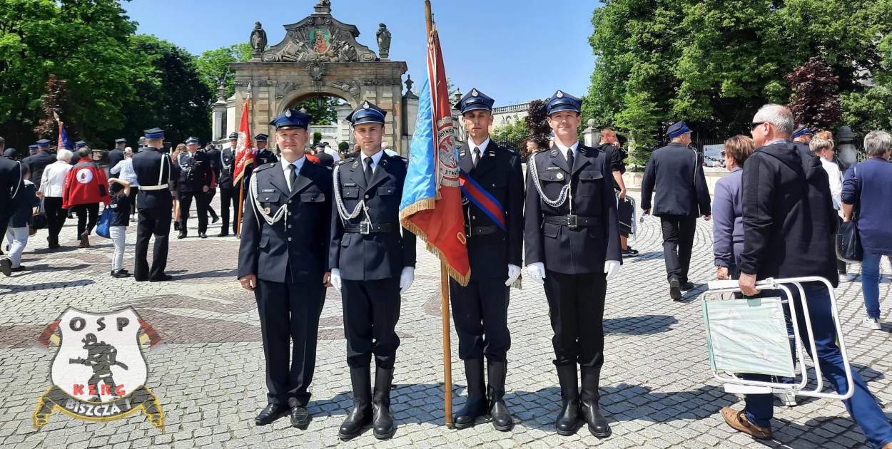 Nasi strażacy na pielgrzymce na Jasnej Górze
