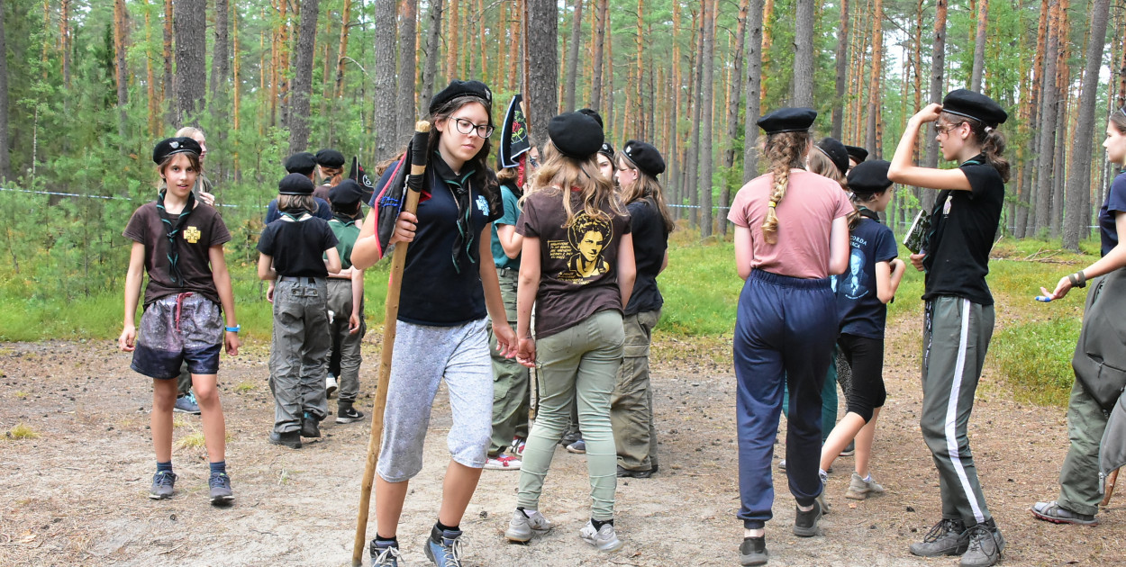 Skauci zawędrowali do Margoli koło Aleksandrowa