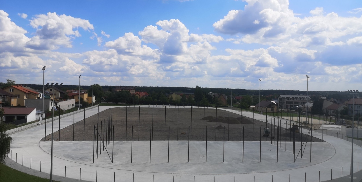Zaawansowana inwestycja sportowa w Zespole Szkół Budowlanych i Ogólnokształcących w Biłgoraju