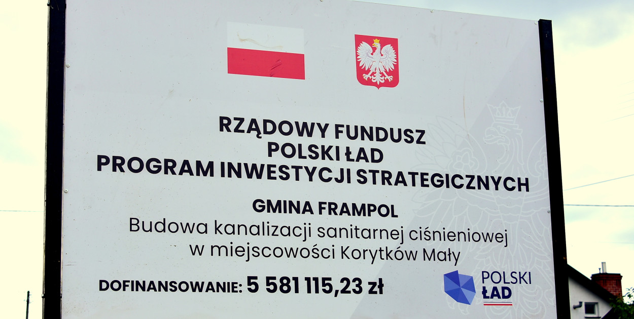 Gmina Frampol. Knalizacja w Krytkowie Małym oddana do użytku