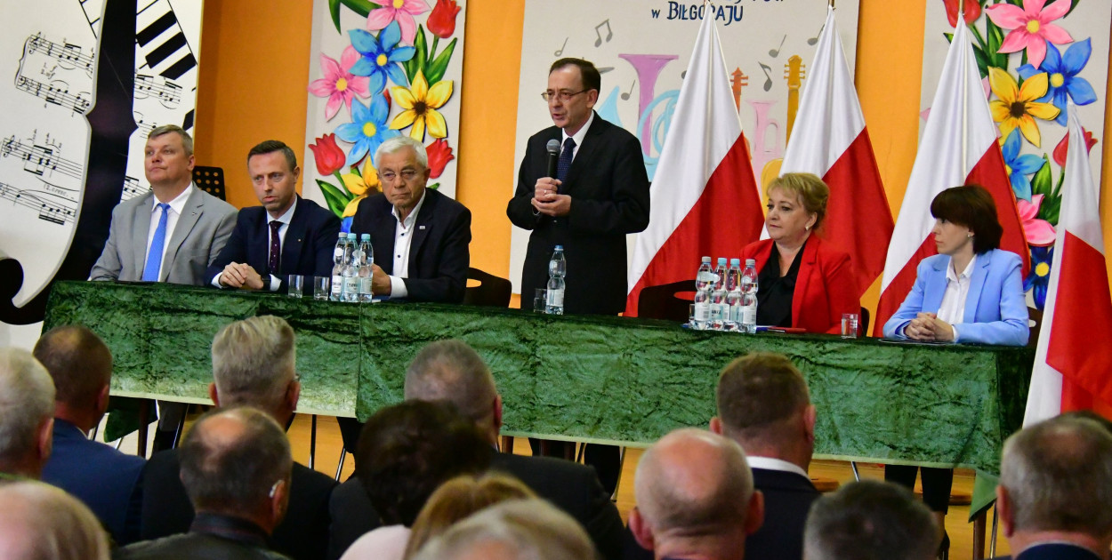 Szef MSWiA w Biłgoraju. O czym mówił, z kim się spotkał?