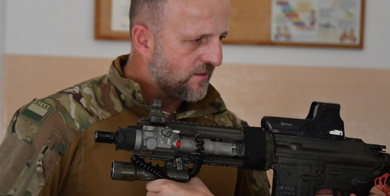 Żołnierz GROM-u w Tereszpolu. Komandos brał udział w spcejalnej akcji