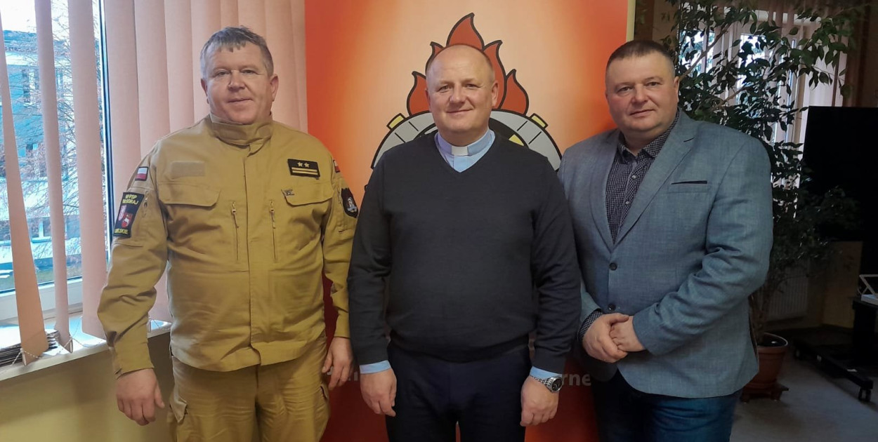 Ksiądz Krzysztof Maj kapelanem straży pożarnej w powiecie biłgorajskim