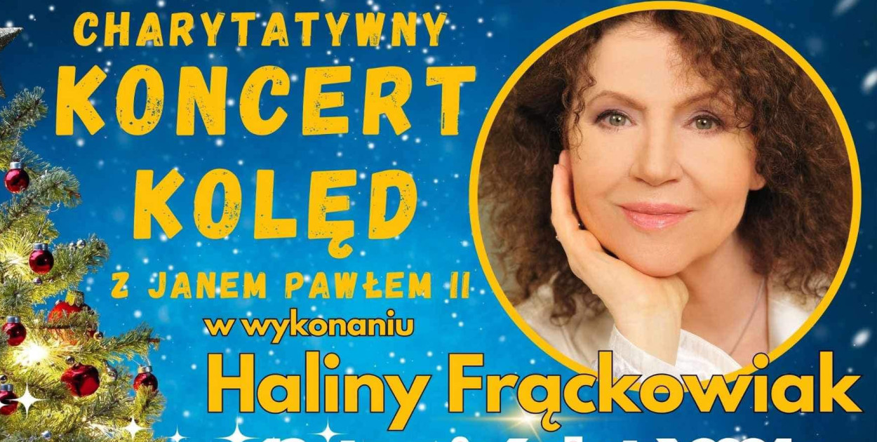 Halina Frąckowiak w charytatywnym koncercie kolęd w Biłgoraju. Kiedy?