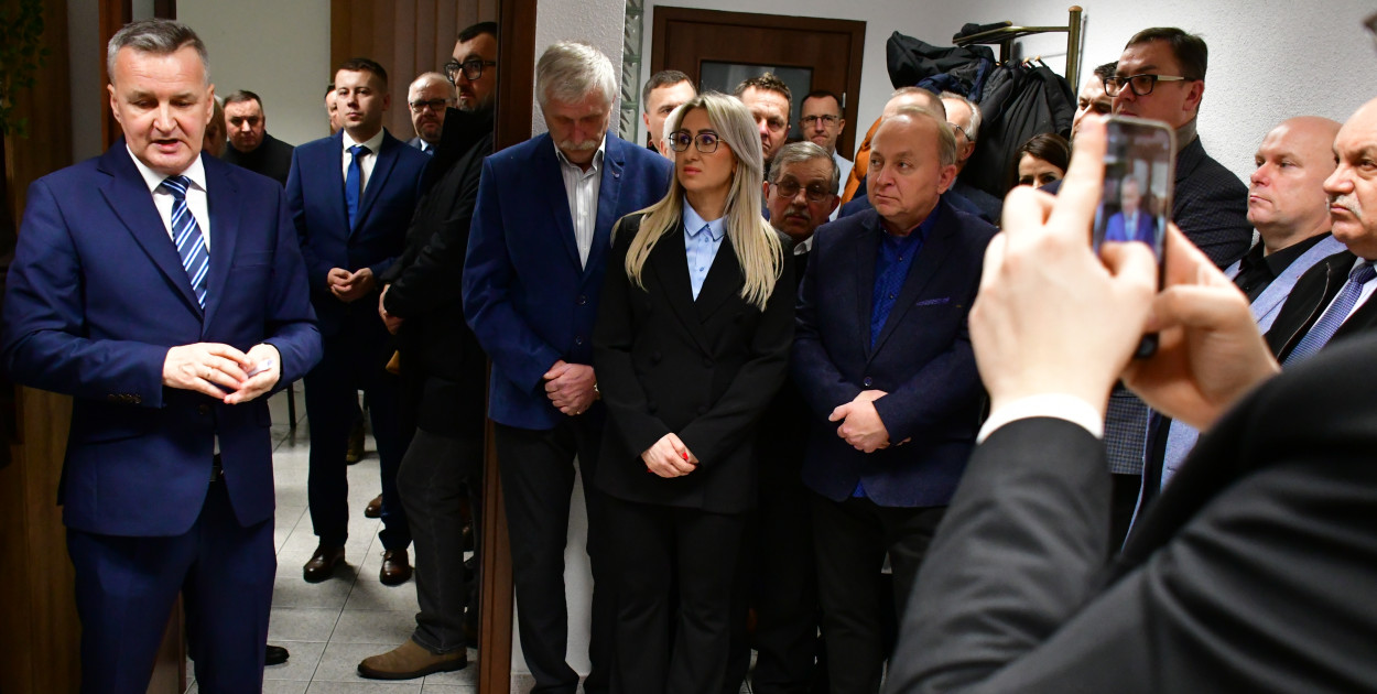 Wiesław Różyński otworzył oficjalnie swe biuro
