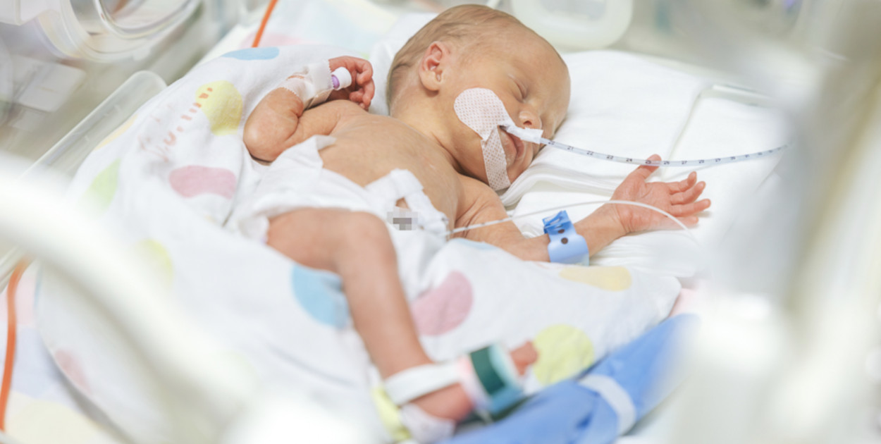 Czworaczki przyszły na świat w lubelskim szpitalu klinicznym (Fot. Łukasz Głaczkowski/SPSK Nr 4 w Lublinie)
