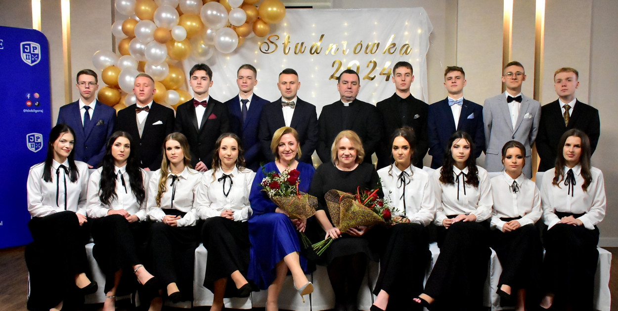 Bal maturalny uczniów biłgorajskiego Katolika