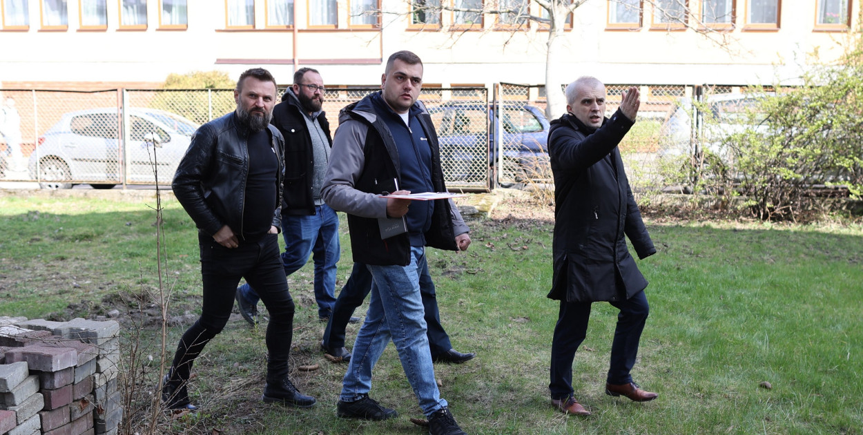 Plac pod hale przy RCEZ przekazany wykonawcy