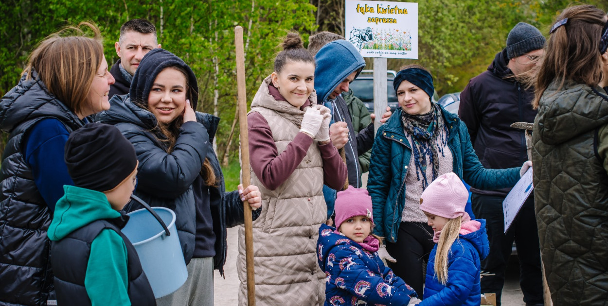 Wysiali kwietną łąkę