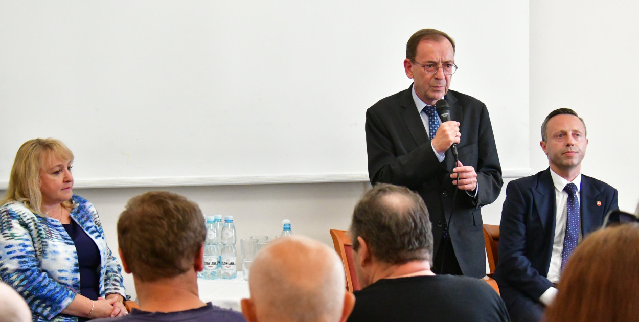 Były minister MSWiA w Biłgoraju. Wizyta w ramach wyborów do PE