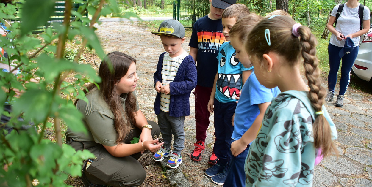 Spacer z leśnikiem na łonie przyrody w Biłgoraju (FOTO)