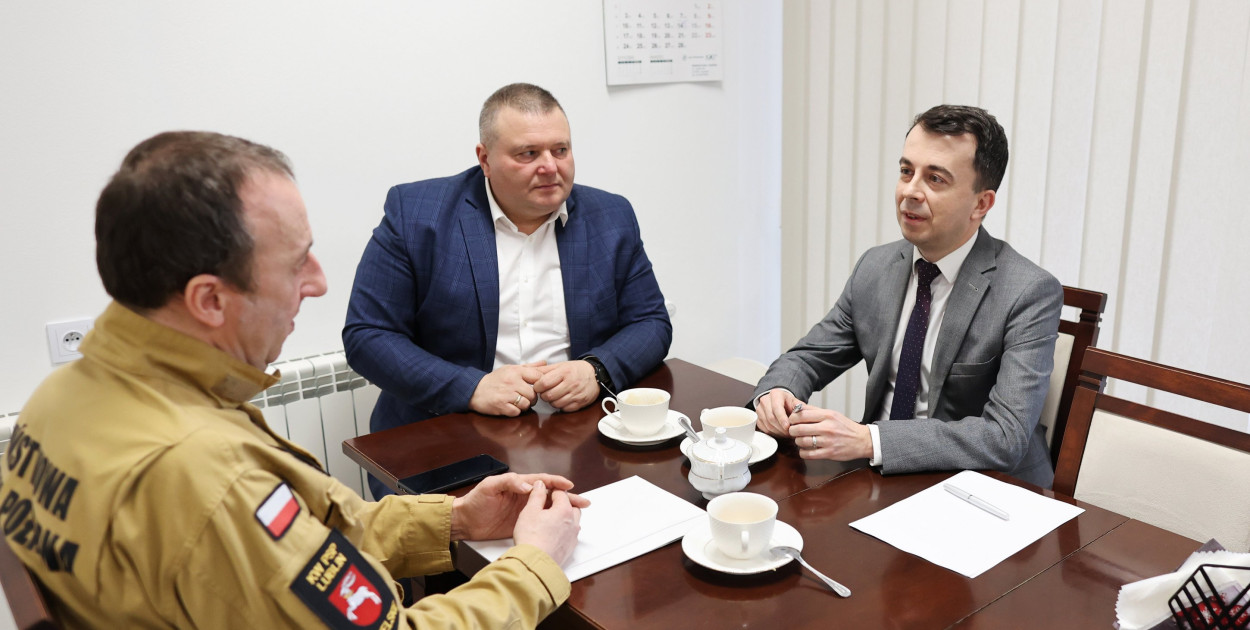 Starosta spotkał się z Komendantem Wojewódzkim PSP