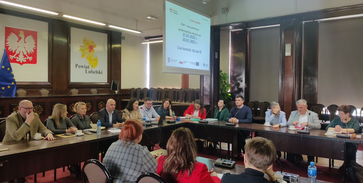 Spotkanie w sprawie projektu e-Geodezja II – uzupełnienie cyfrowego zasobu geodezyjnego województwa lubelskiego