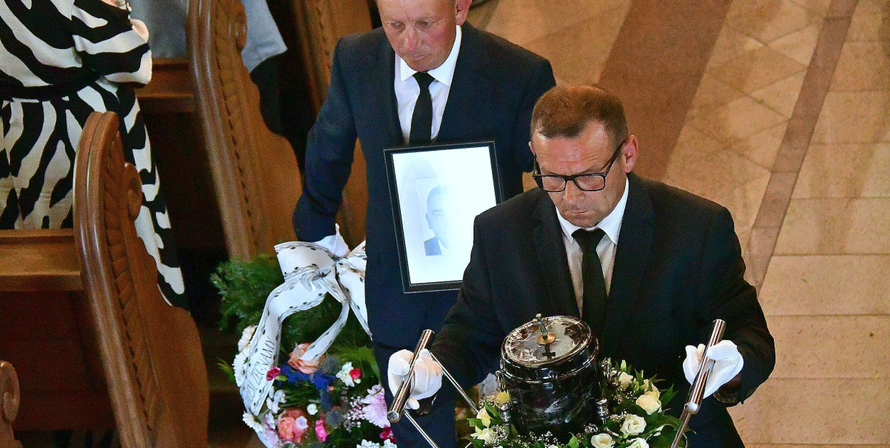 Ostatnia ziemska droga śp. Szczepana Łubiarza