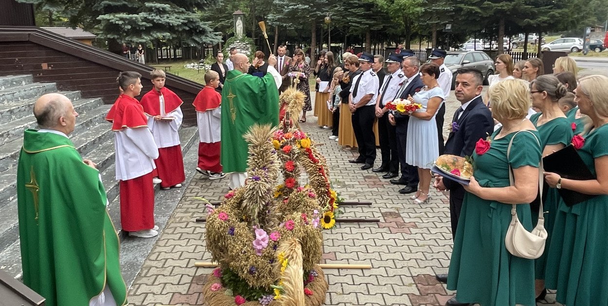 Uroczystości dożynkowe w Korytkowie Dużym