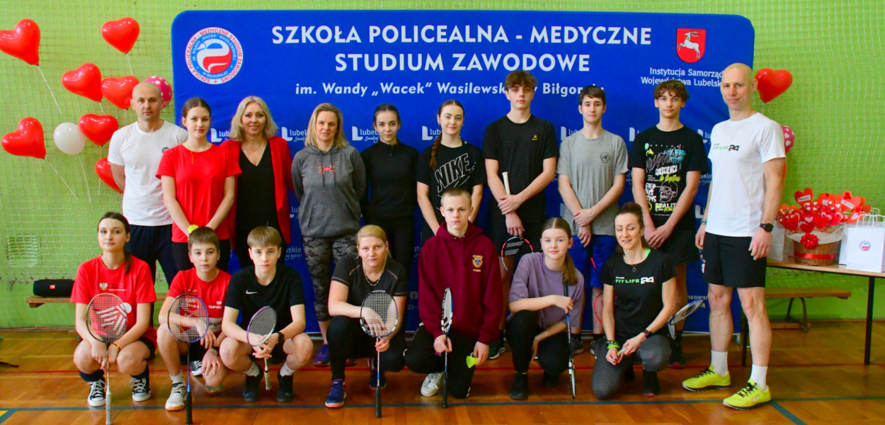 Biłgoraj. Walentynkowym Turnieju Badmintona Miksów