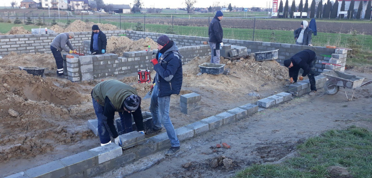 Świetlica w Olszance w gminie Turobin powstaje czynem społecznym