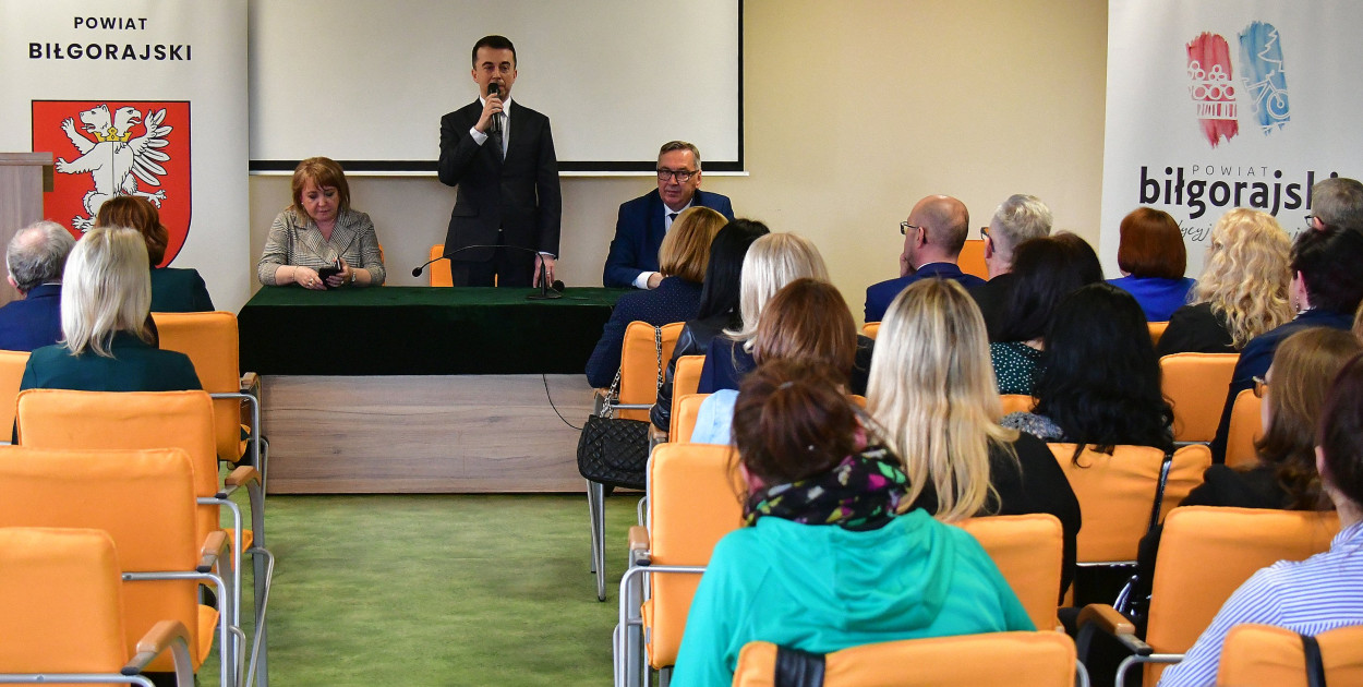 Wizyta wiceministra Stanisława Szweda w Biłgoraju