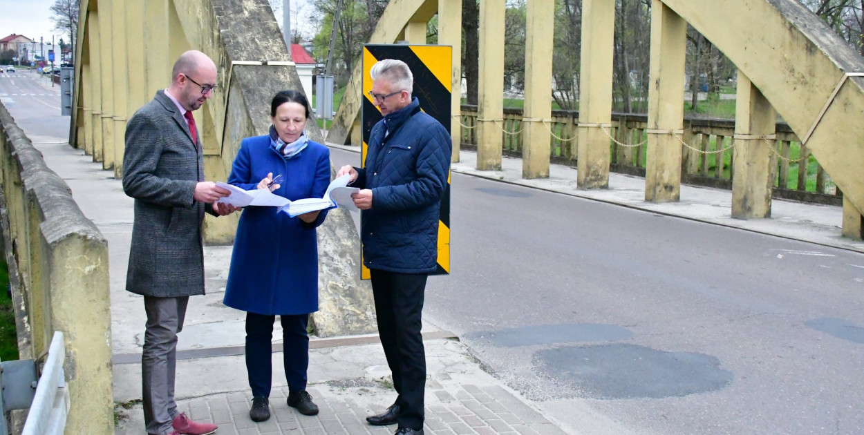 Remont mostu na ulicy Lubelskiej w Biłgoraju