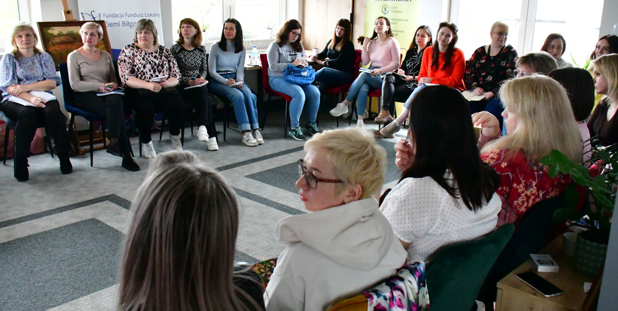 "Cześć dziewczyny!?. Biłgorajska Fundacja szkoli ukraińskie psycholożki