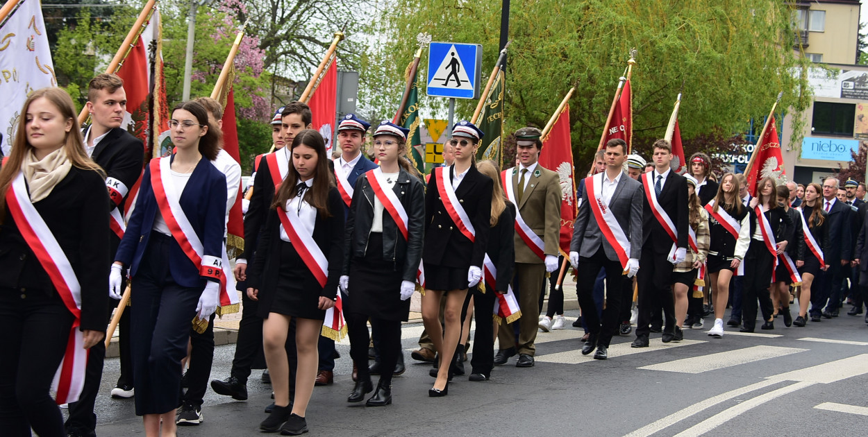Uroczystości trzeciomajowe w Biłgoraju
