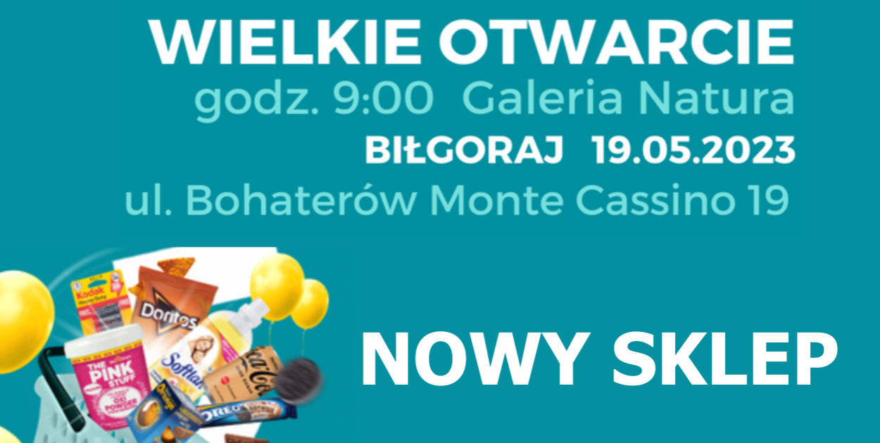 19 maja 2023 Wielkie otwarcie sklepu Dealz w Biłgoraj!