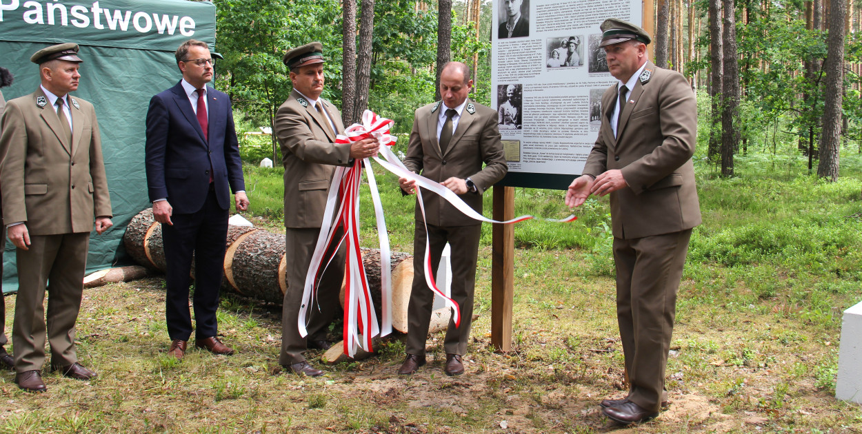 Biłgorajscy Leśnicy upamiętnili zbrodnię na Rapach