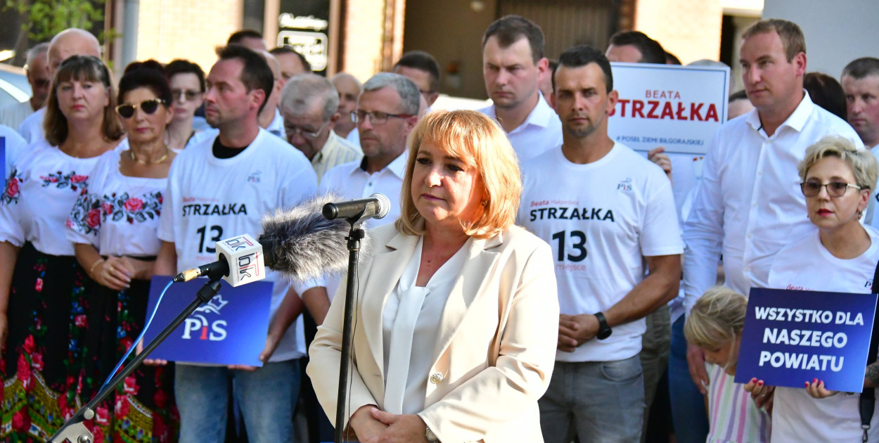 Skrót konferencji inaugurującej kampanię wyborczą Beaty Strzałki