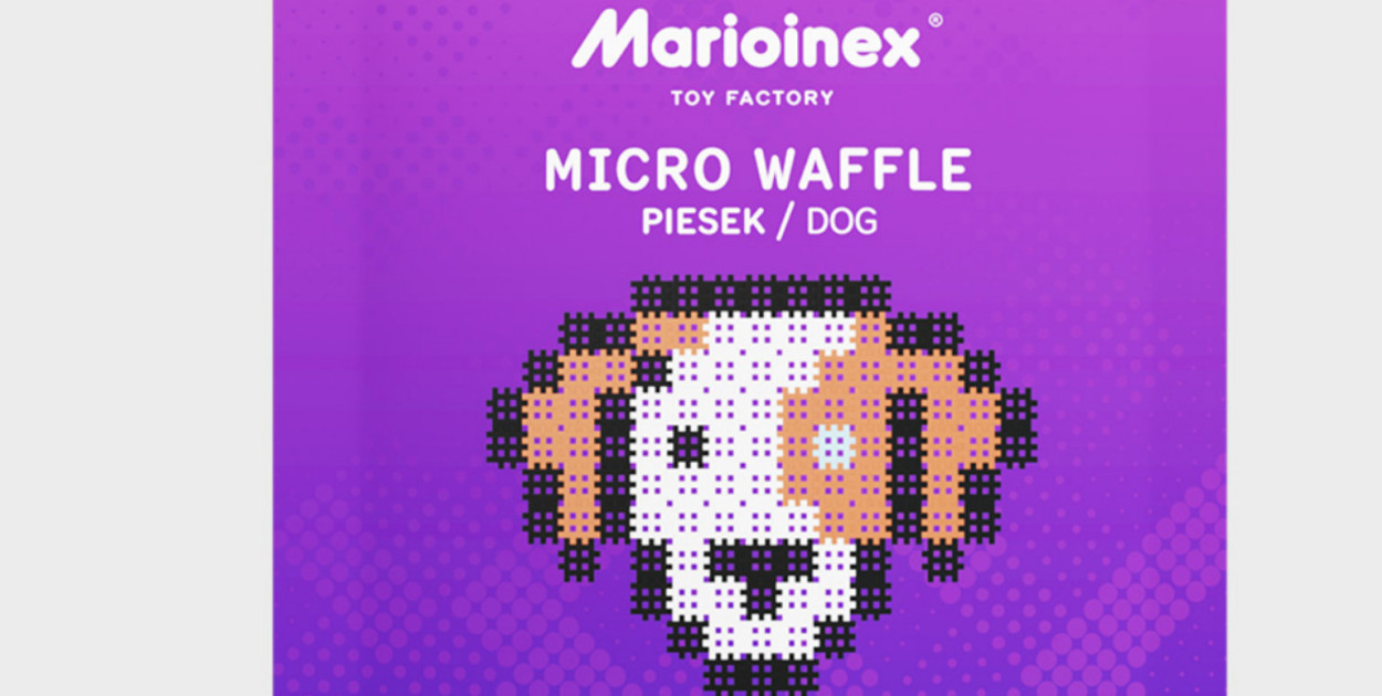 Micro Waffle: Dog - Marioinex